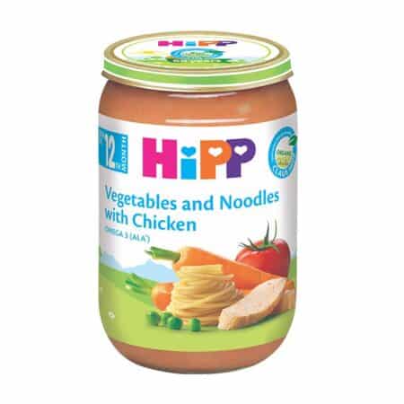 HIPP VEGETABLES AND NOODLES CHICKEN 220G