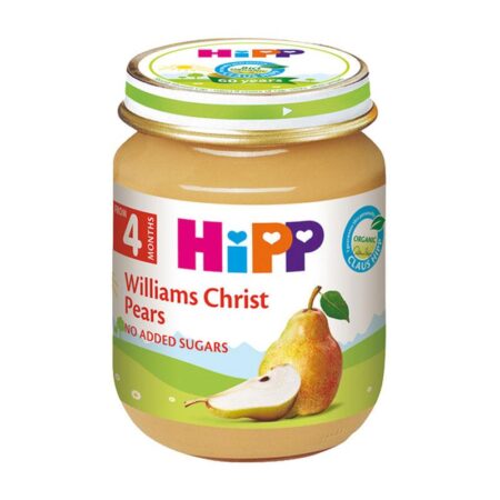 HIPP WILLIAMS CHRIST PEARS 125GR