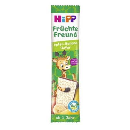 HIPP SNACK FRUIT BAR APPLE BANABA 23GR